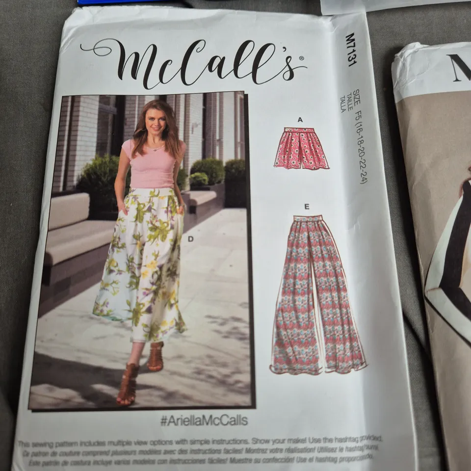 MCCALL'S SEWING PATTERN LOT – BODYSUIT #95001 AND SKIRT PATTERNS 4 ITEMS