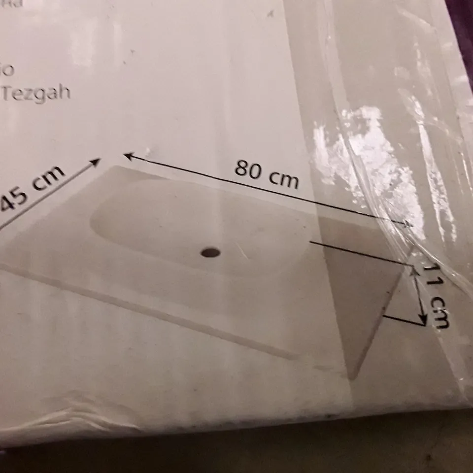 BOXED COOKE&LEWIS CEARA 80CM RESIN VANITY TOP