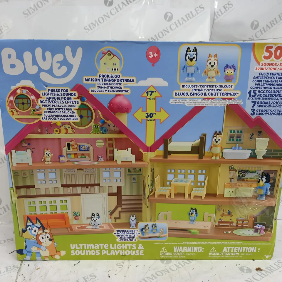 BLUEY ULTIMATE LIGHTS & SOUNDS PLAYHOUSE