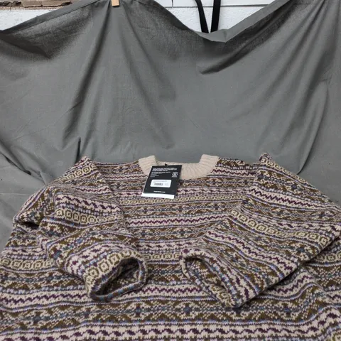 FINISTERRE SHETLAND FAIRISLE JUMPER – WOMEN'S UK 14 (MULTI)