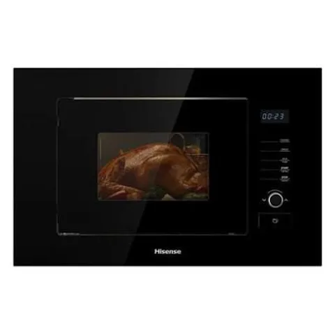 BOXED HISENSE HB20MOBX5UK BUILT-IN SOLO MICROWAVE - BLACK