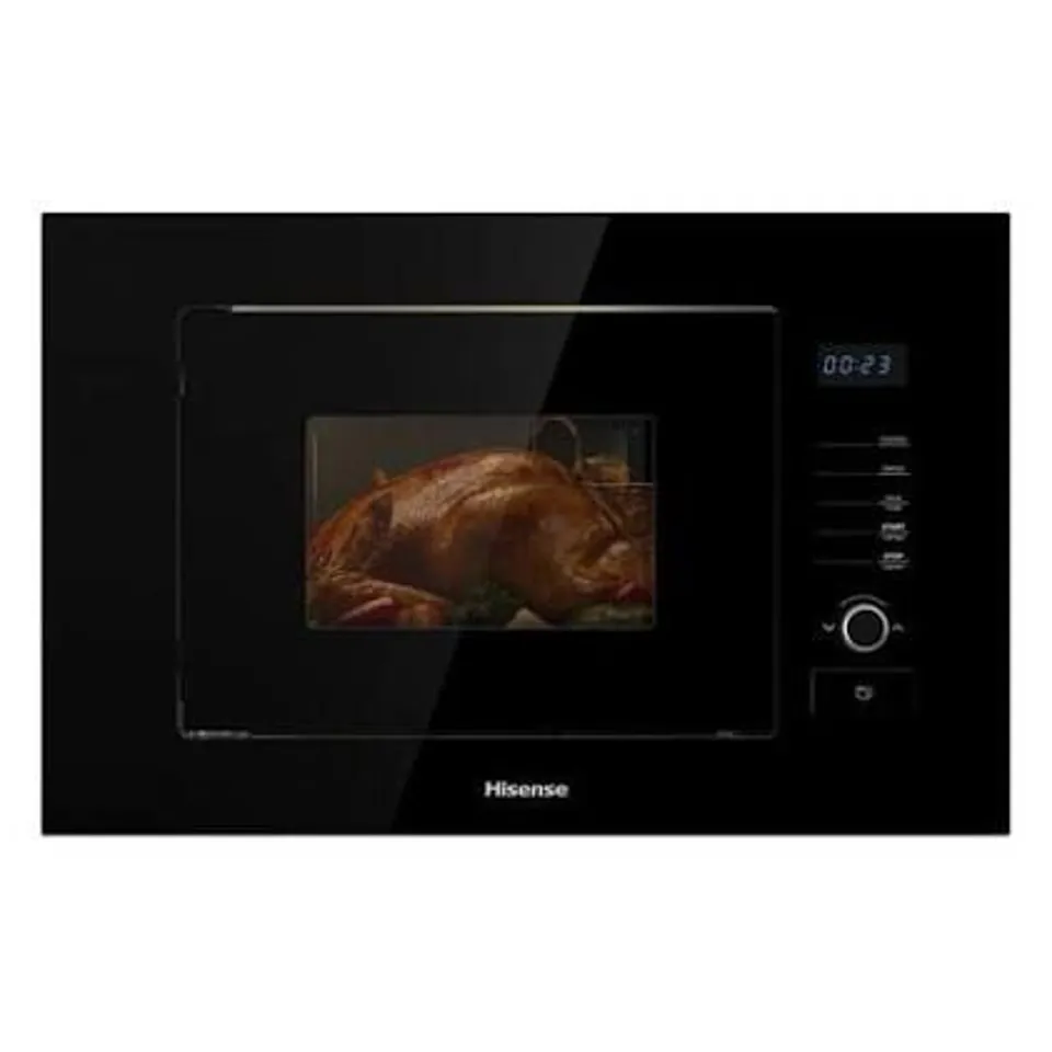 BOXED HISENSE HB20MOBX5UK BUILT-IN SOLO MICROWAVE - BLACK