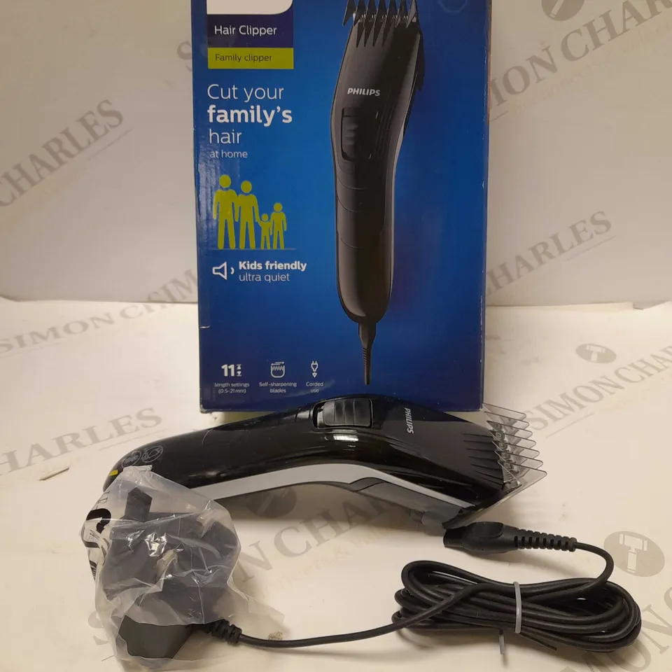 PHILIPS SERIES 3000 HAIR TRIMMER 11 LENGTHS QC5115/15 BLACK 