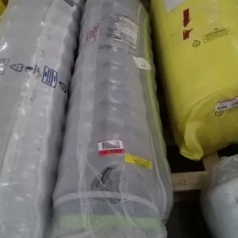 QUALITY BAGGED ROLLED 4'6 HYBRID MEMORY FIBRE OPEN COIL MATTRESS