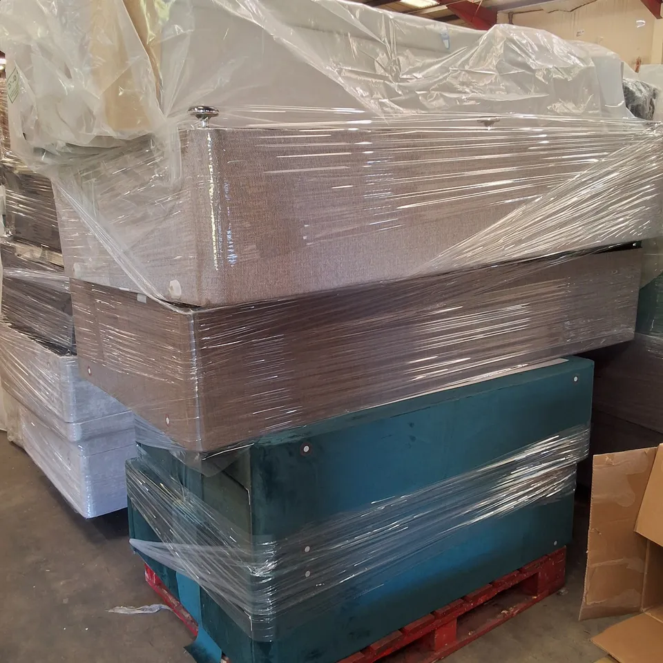 PALLET CONTAINING ASSORTED DIVAN BASE PARTS