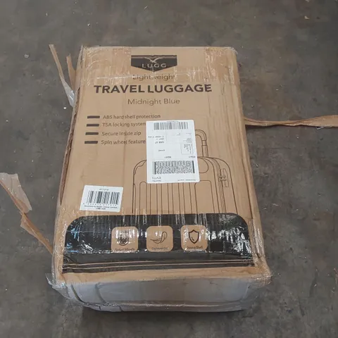 BOXED LUGG LIGHTWEIGHT TRAVEL SUITCASE 