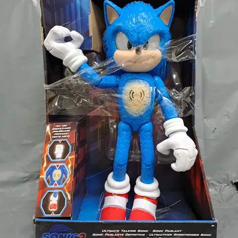 SONIC THE HEDGEHOG 3 TALKING SONIC TOY
