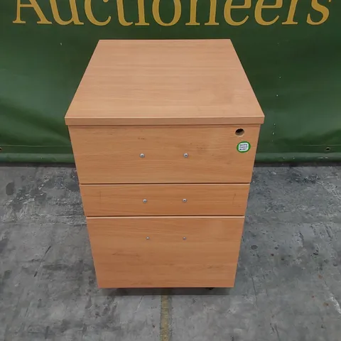 3-DRAWER FILING CABINET ON WHEELS