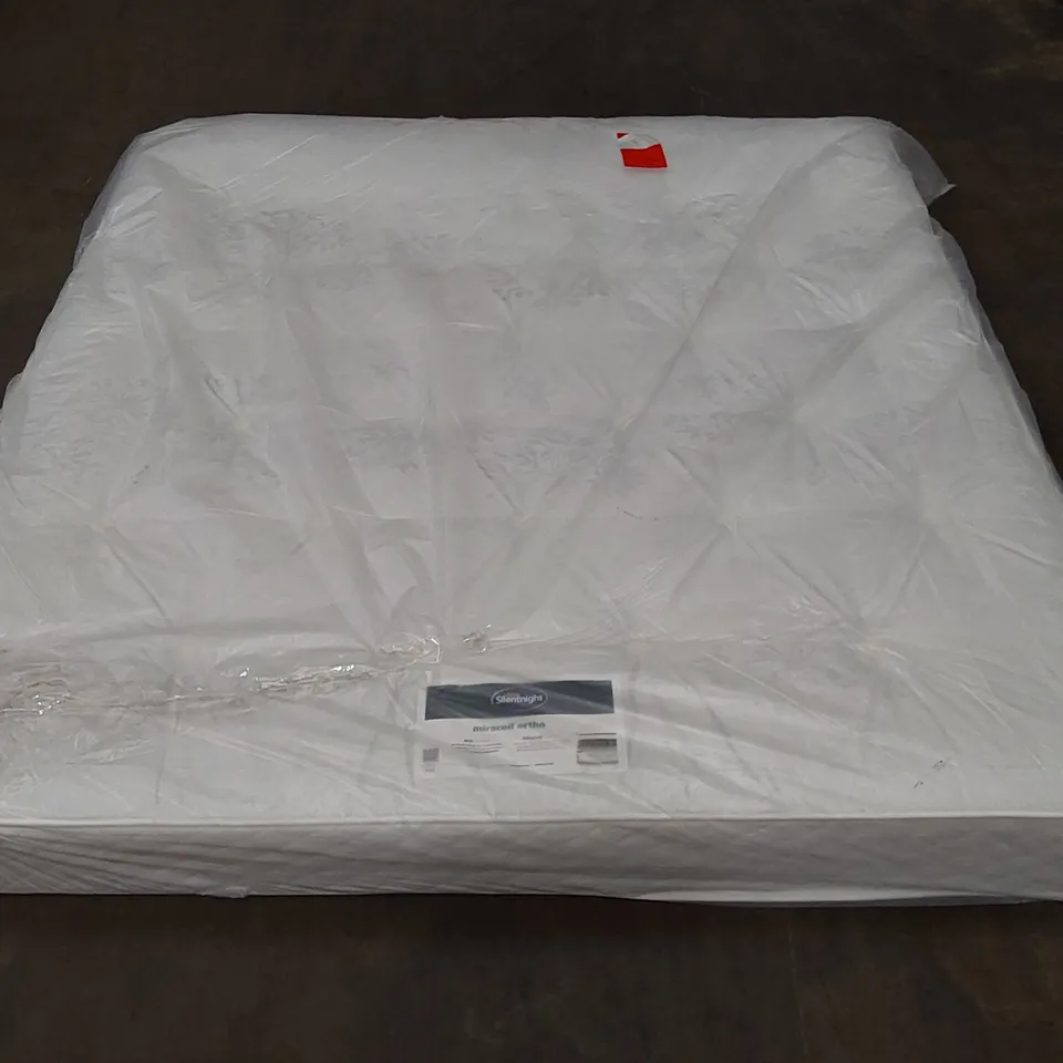 QUALITY BAGGED SILENTNIGHT ECO COMFORT ORTHO MICROCOIL SUPER KING 6' MATTRESS