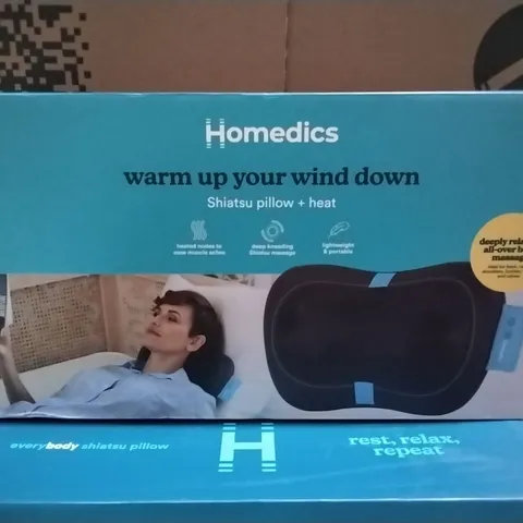 LOT OF 3 BOXED HOMEDICS EVERYBODY SHIATSU PILLOW