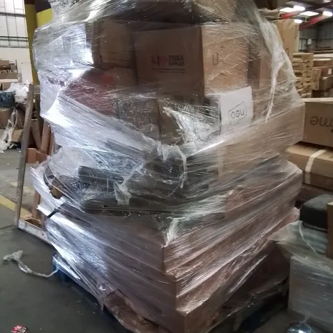 PALLET OF ASSORTED HOUSEHOLD GOODS AND PRODUCTS TO INCLUDE;NEO CARTS,EGG TIMER,GAMING CHAIR,TUBE TENT