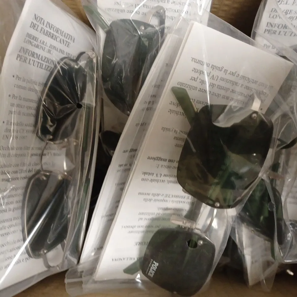APPROXIMATELY 10 POLICE 2680 581Y SUNGLASSES
