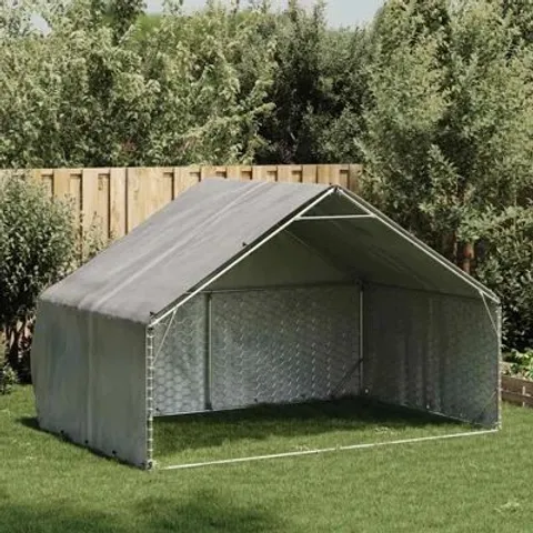 BOXED GALVANISED STEEL DOG HOUSE