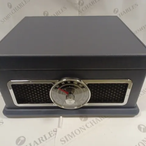 VICTROLA PLAZA TURNTABLE SOUND SYSTEM - NAVY