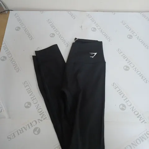 GYMSHARK TRAINING LEGGINGS BLACK - SMALL