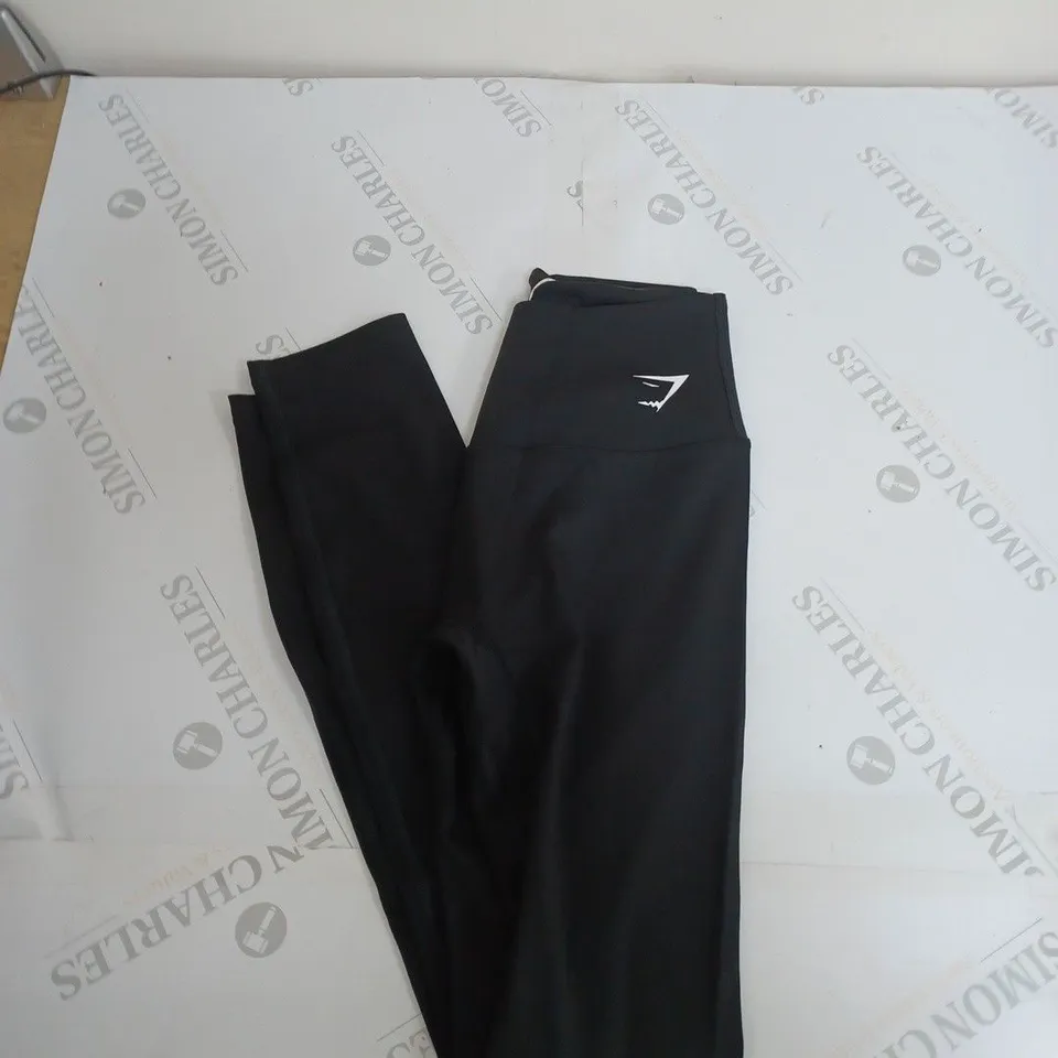 GYMSHARK TRAINING LEGGINGS BLACK - SMALL