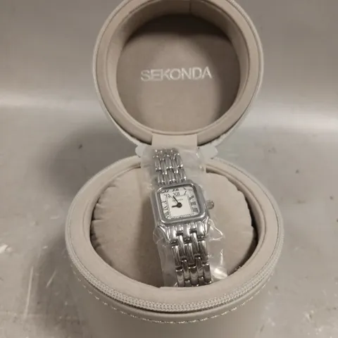 SEKONDA LADIES WHITE DIAL WATCH 