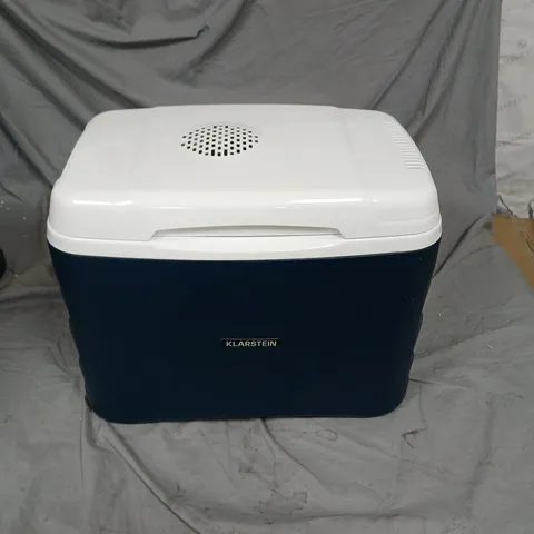 KLARSTEIN COMPACT MINI FRIDGE / COOLER – BLUE BODY WITH WHITE LID