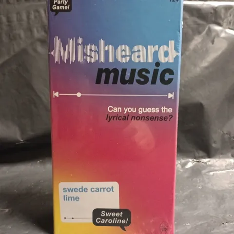 SEALED MISHEARD MUSIC GAME