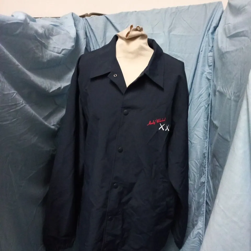 UNIQLO KAWS + WARHOL COLLABORATION NAVY JACKET