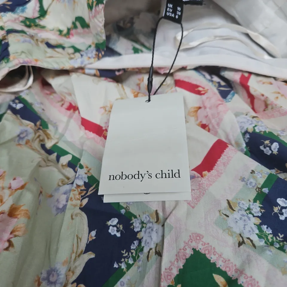NOBODYS CHILD FELICITY MIDI DRESS SUKI SCARF UK 10 WITH TAGS