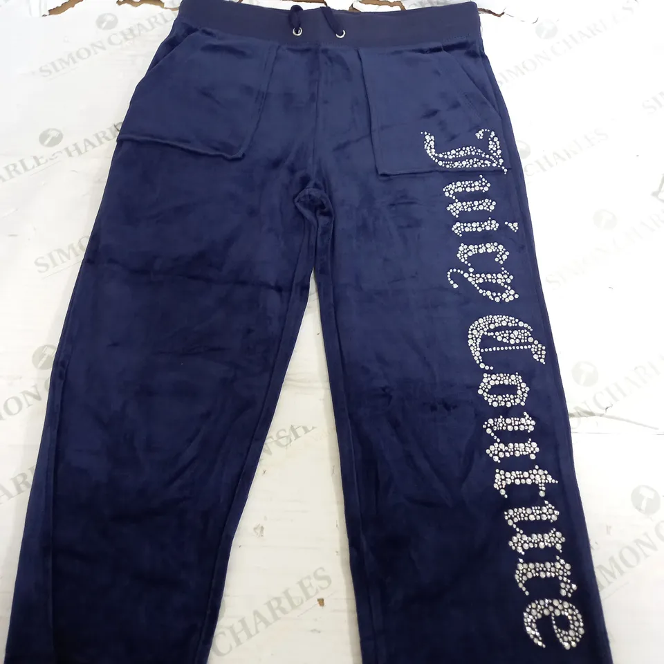 JUICY COUTURE NAVY TROUSERS - MEDIUM