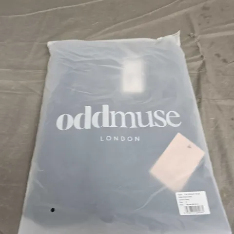 BAGGED ODDMUSE HALTER MIDI DRESS - SIZE SMALL