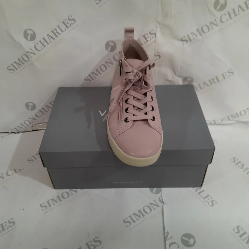 BOXED VIONIC CASUAL LEATHER PINK TRAINERS SIZE 6