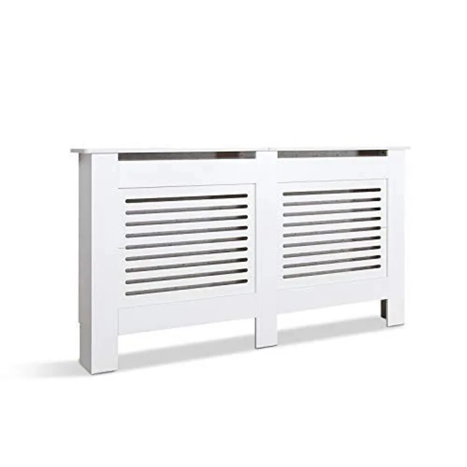 BOXED RADIATOR COVER - WHITE