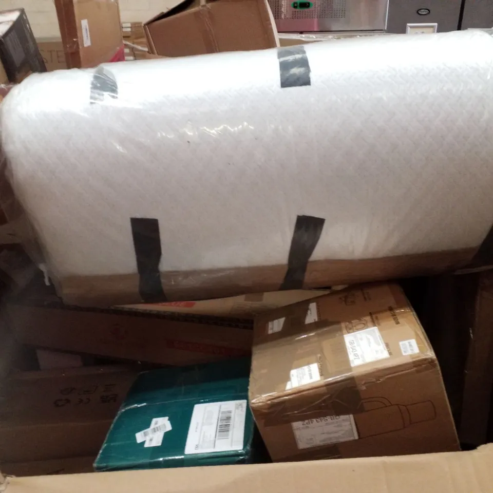 PALLET CONTAINING ASSORTED PRODUCTS INCLUDING WHEELCHAIR RAMP, TOWEL WARMER, FOLDABLE CAMPING CHAIR & ROLLER SHADE