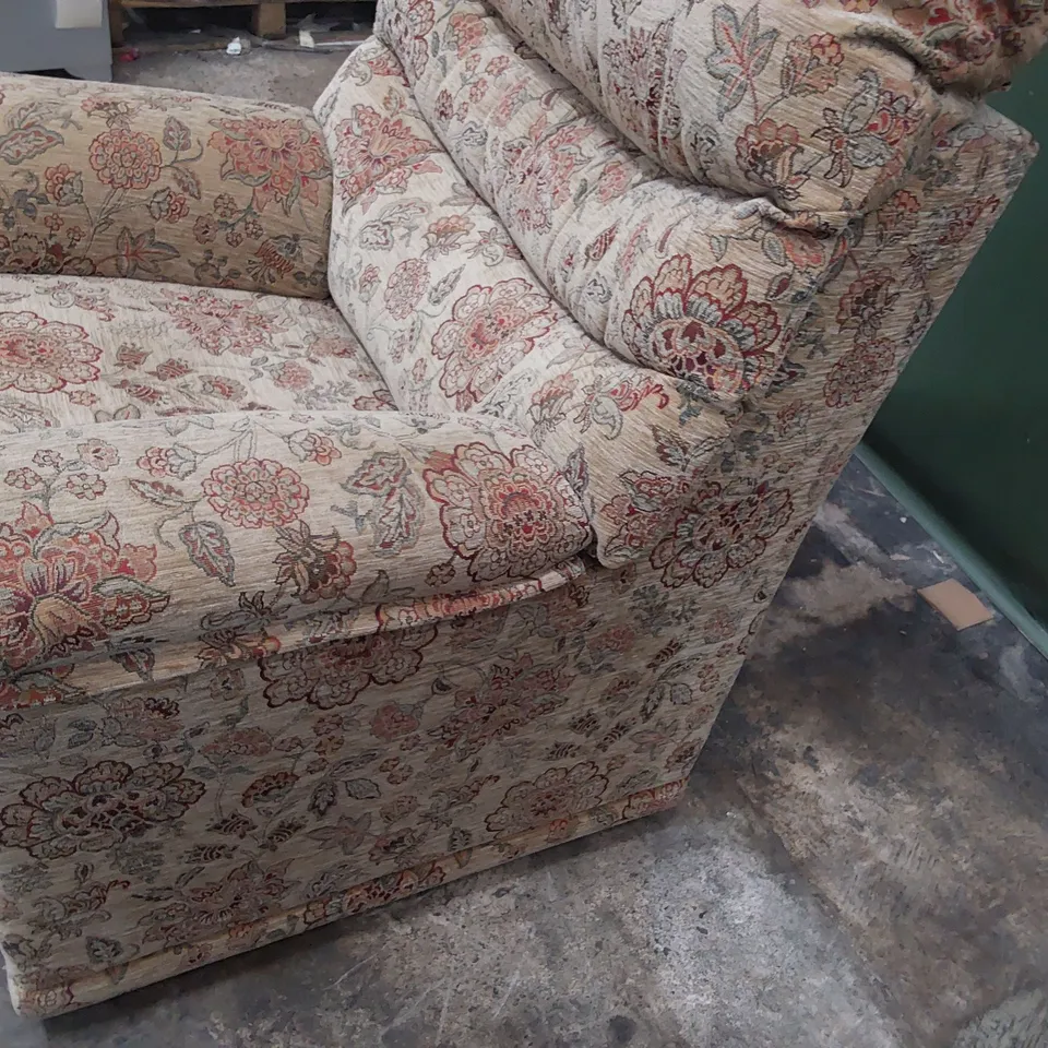QUALITY BRITISH DESIGNER G PLAN MALVERN EASY CHAIR CONISTON ANTIQUE FABRIC 
