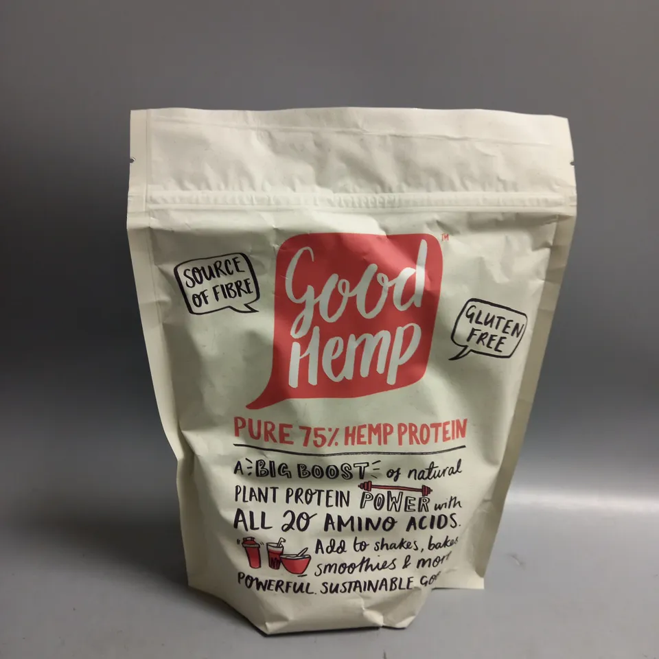 GOOD HEMP PURE 75% HEMP PROTEIN POWDER 500G