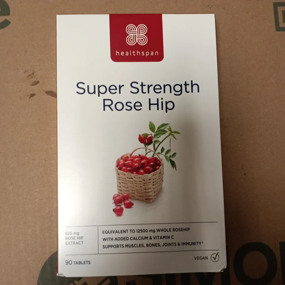 HEALTHSPAN SUPER STRENGTH ROSE HIP EXTRACT 625 MG – 90 TABLETS
