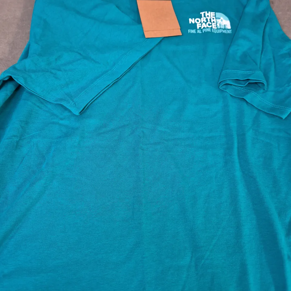 THE NORTH FACE T-SHIRT IN BLUE SIZE MEDIUM