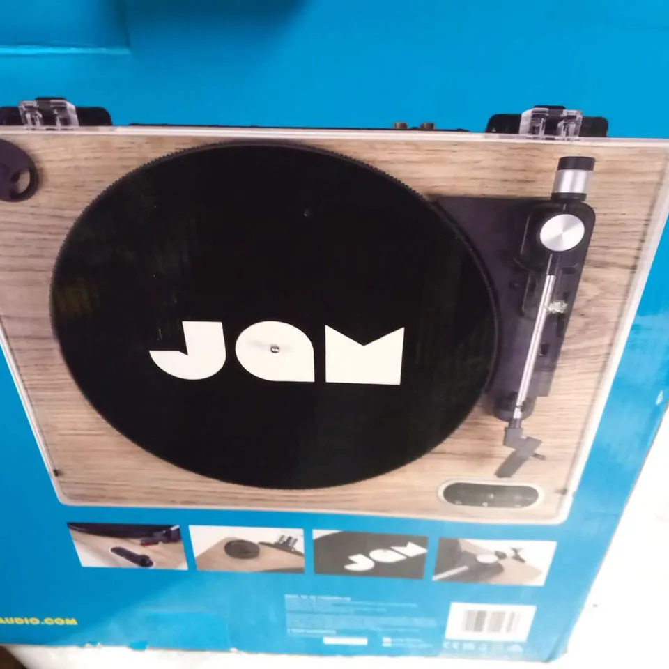 BOXED JAM VINYL BLUETOOTH TURNTABLE TT6000DWA-GB