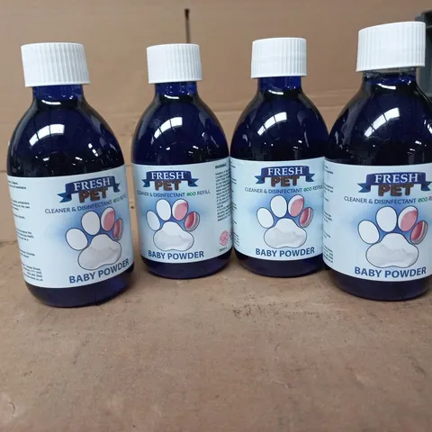 FRESH PET BABY POWDER CLEANER & DISINFECTANT ECO REFILL – 4 BOTTLES