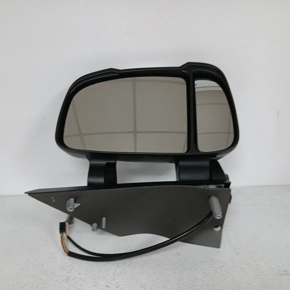 EXTERIOR CAR WING MIRROR WITH INTEGRATED INDICATOR LIGHT – BLACK