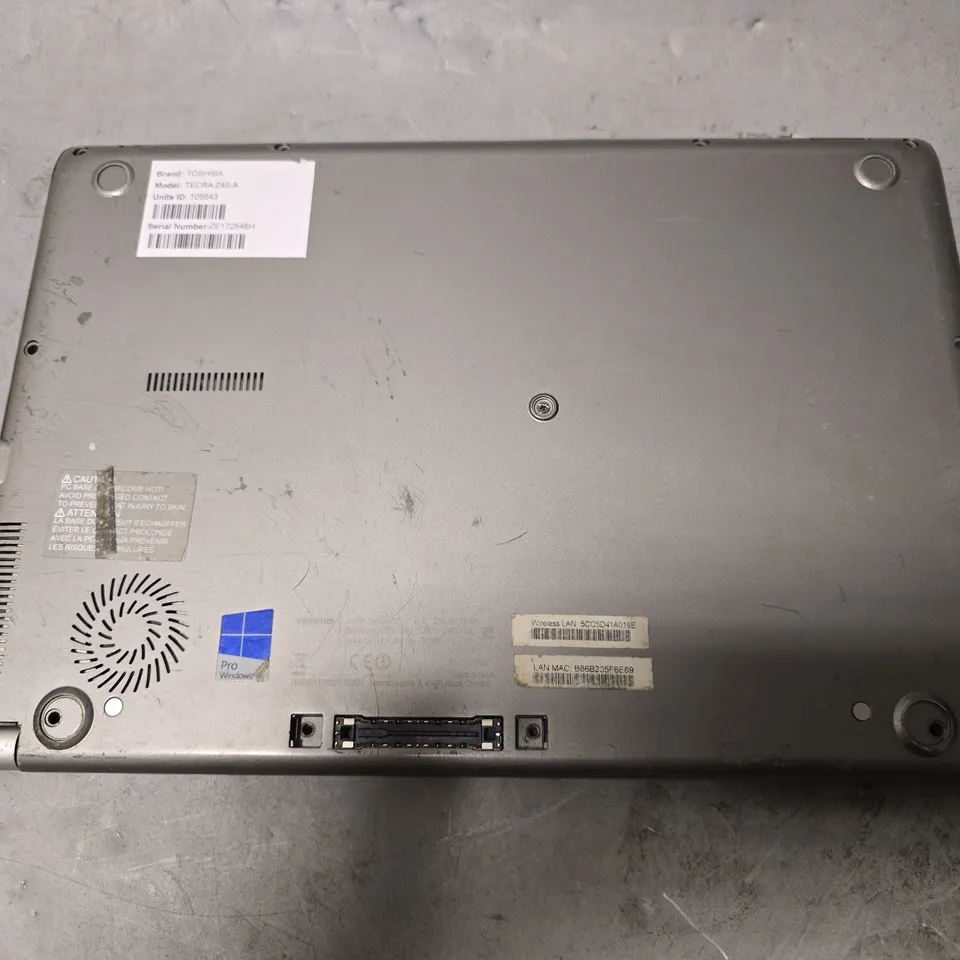 TOSHIBA TECRA Z40-A LAPTOP 
