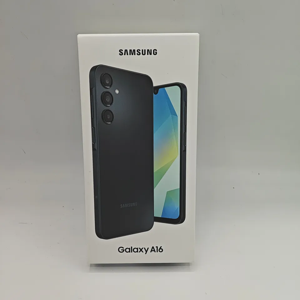BOXED SAMSUNG GALAXY A16 4/128GB IN BLACK - SM-A165F