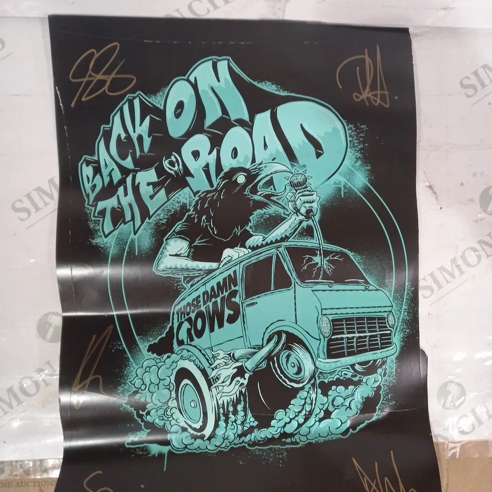 LOT OF 3 SIGNED THOSE DAMN CROWS POSTERS
