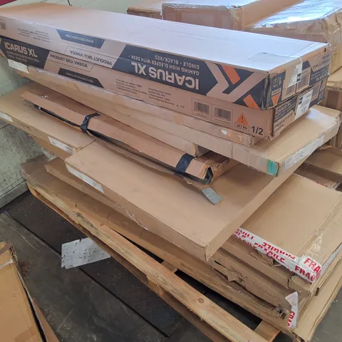 PALLET CONTAINING ASSORTED FLATPACK FURNITURE PARTS