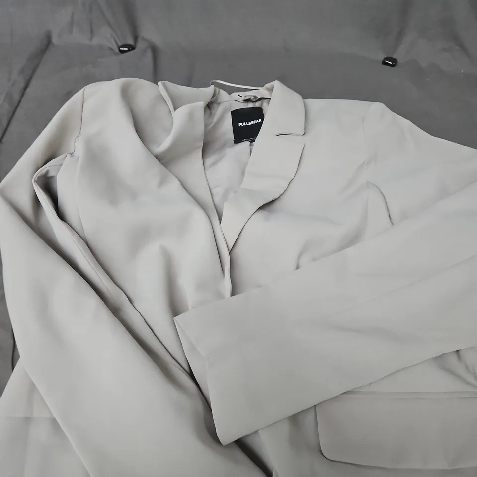 PULL&BEAR BEIGE COAT – UK L 