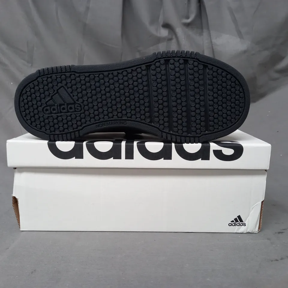 BOXED PAIR OF ADIDAS TENSAUR SPORT 2.0 SHOES IN BLACK SIZE 4.5