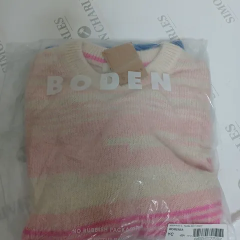 BODEN SADDLE SLEEVE JUMPER SIZE L