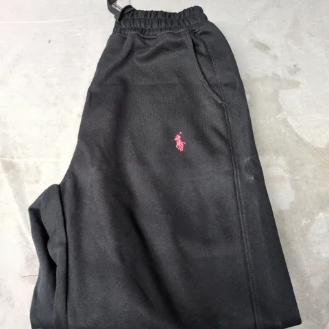 POLO RALPH LAUREN BLACK JOGGERS - KIDS - SIZE XL