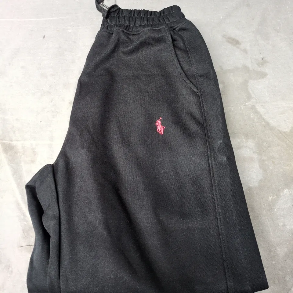 POLO RALPH LAUREN BLACK JOGGERS - KIDS - SIZE XL