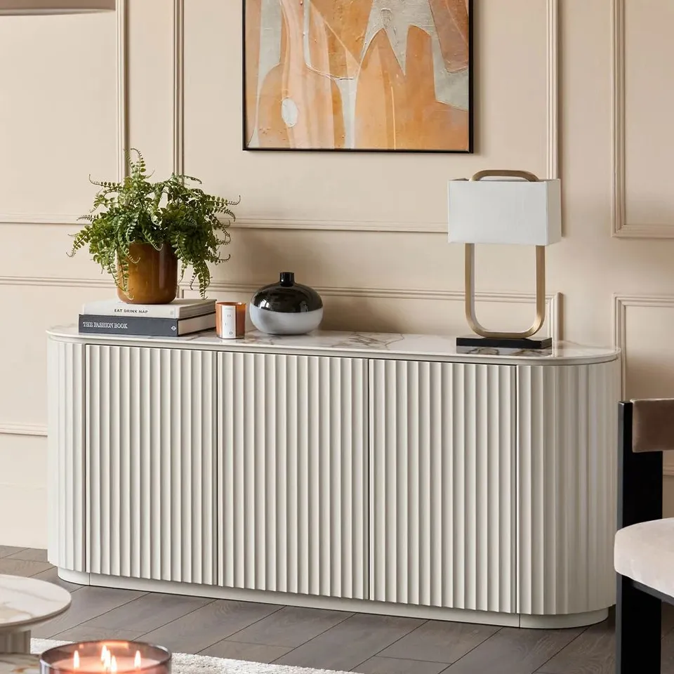 BOXED DANETTI AUSTIN NATURAL CERAMIC SIDEBOARD