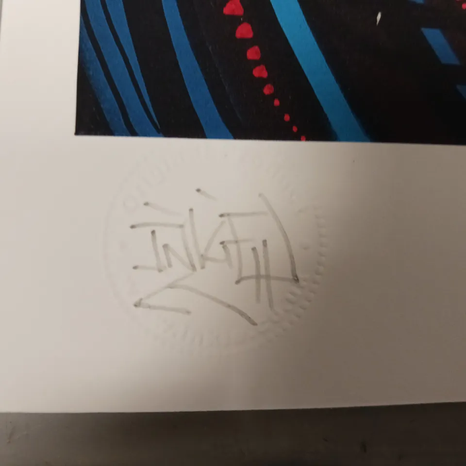 INKIE SIGNED ART PRINT