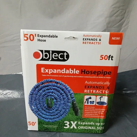 OBJECT 50FT EXPANDABLE HOSEPIPE – GARDEN HOSE - BLUE