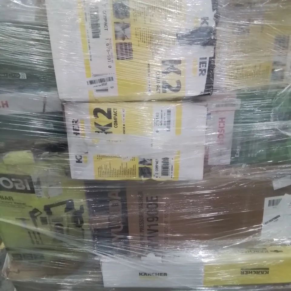PALLET OF APPROXIMATELY 40 UNPROCESSED RAW RETURN HOUSEHOLD AND ELECTRICAL GOODS TO INCLUDE;